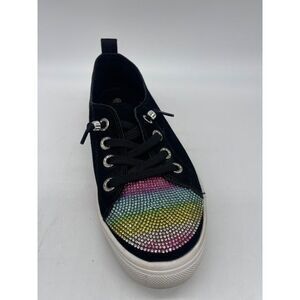 Bernie Mev New York Rhinestone Fashion Sneakers Size 10